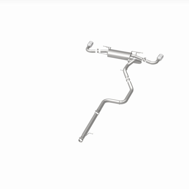 MagnaFlow 10-12 Mazda 3 L4 2.5L Hatchback Split Rear Exit Stainless Cat Back Performance Exhaust Magnaflow Catback  AXOPROS