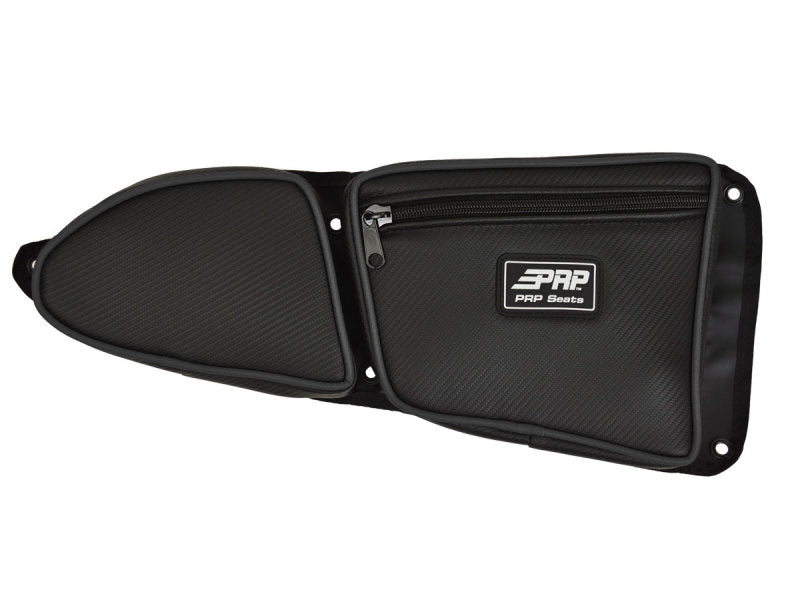 PRP Polaris RZR Front Door Bag with Knee Pad (Passenger Side)- Black PRP Seats Bags - Bike Bags  AXOPROS
