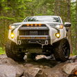 Cali Raised 14-24 Toyota 4Runner Stealth Bumper - No Bull Bar / 32In Led Bar Combo Cali Raised LED Bumpers - Steel  AXOPROS