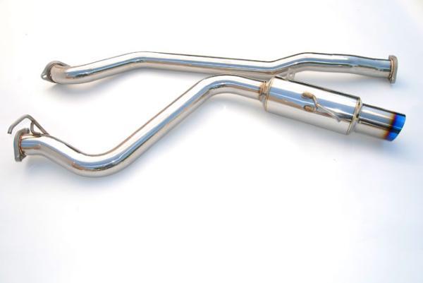 Invidia 08-09 WRX Sedan 76mm (101mm tip) RACING Titanium Tip Cat-back Exhaust Invidia Catback  AXOPROS