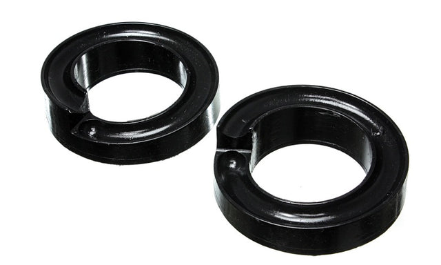 Energy Suspension 2005-07 Ford F-250/F-350 SD 2/4WD Front Coil Spring Isolator Set - Black Energy Suspension Bushing Kits  AXOPROS