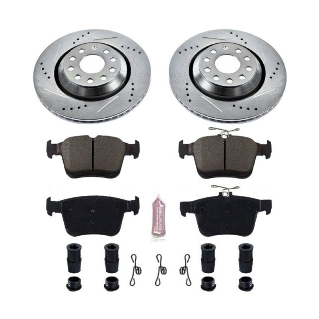 Power Stop 17-18 Audi RS3 Rear Z23 Evolution Sport Brake Kit PowerStop Brake Kits - Performance D&S  AXOPROS