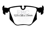 EBC 01-07 BMW M3 3.2 (E46) Ultimax2 Rear Brake Pads EBC Brake Pads - OE  AXOPROS
