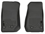 Husky Liners 14 Jeep Wrangler 2/4 Door Weatherbeater Black Front Floor Liners Husky Liners Floor Mats - Rubber  AXOPROS