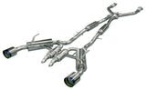 HKS Infiniti Q50 Hybrid VQ37 Dual Hi-Power Titanium Tip Catback Exhaust HKS Catback  AXOPROS
