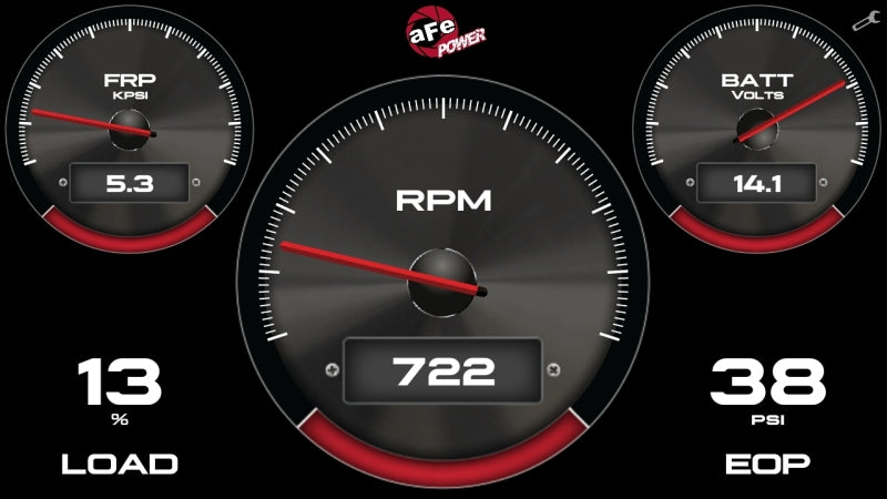 aFe AGD Advanced Gauge Display Digital 5.5in Monitor 08-18 Dodge/RAM/Ford/GM Diesel Trucks aFe Gauges  AXOPROS