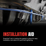 Fel-Pro Chevrolet C10 Engine Oil Pan Gasket Set PermaDryPlus rigid carrier, Oil Pan SnapUps Included Fel-Pro Gasket Kits  AXOPROS