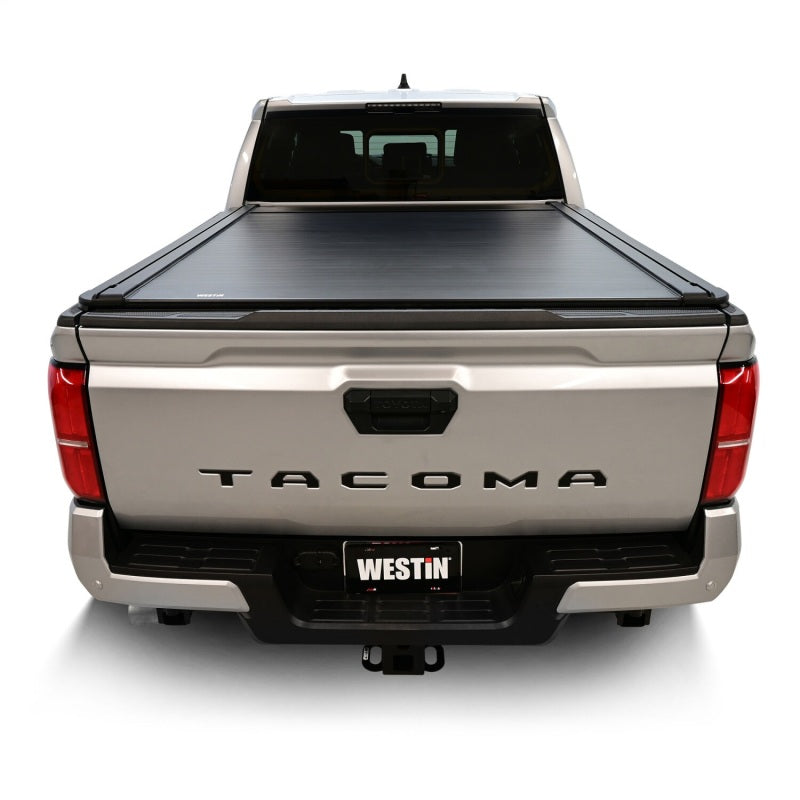 Westin 24-26 Toyota Tacoma 5ft. Bed Electric Retractable Tonneau Cover - Black Westin Tonneau Covers - Retractable  AXOPROS
