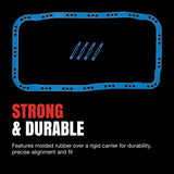 Fel-Pro Chevrolet C10 Engine Oil Pan Gasket Set PermaDryPlus rigid carrier, Oil Pan SnapUps Included Fel-Pro Gasket Kits  AXOPROS