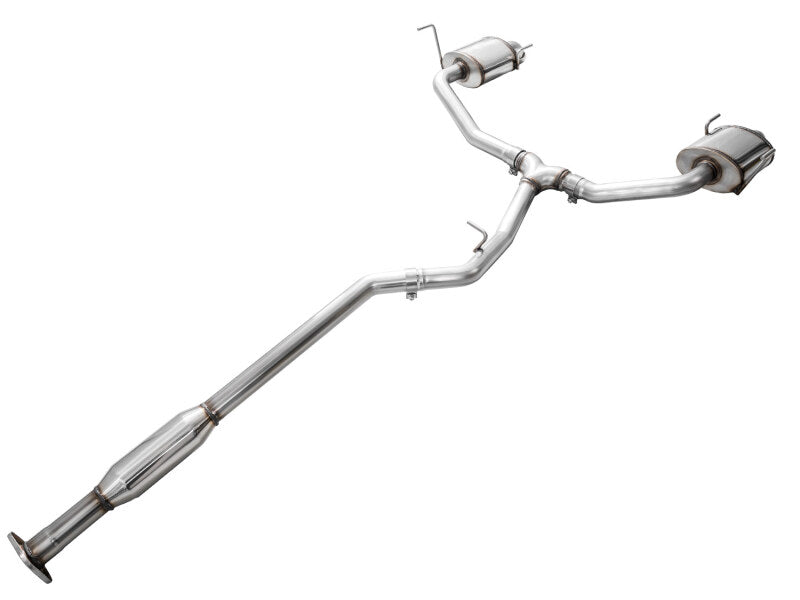 AWE 20-25 Subaru Outback (Wilderness & XT) 0FG Catback Exhaust w/Dual BashGuards AWE Tuning Catback  AXOPROS