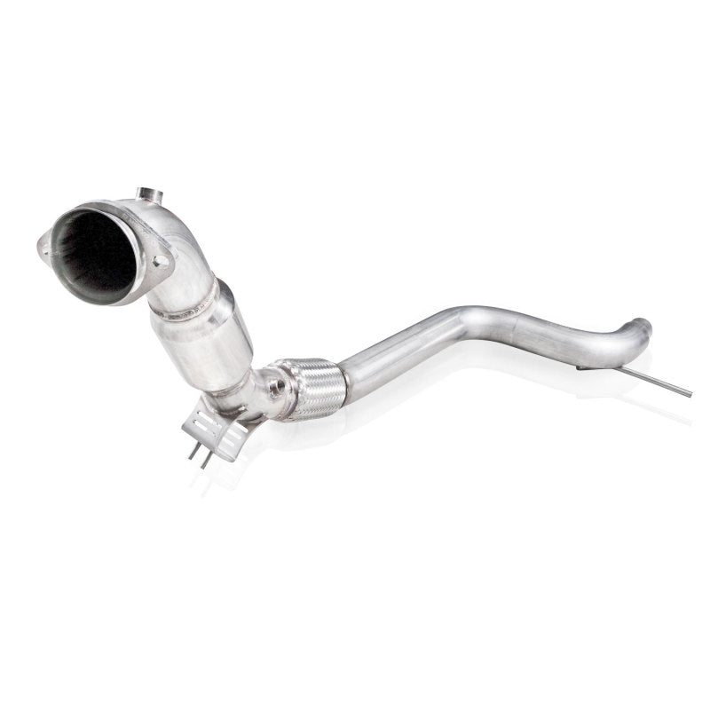 Stainless Works 2015-16 Mustang Downpipe 3in High-Flow Cats Factory Connection Stainless Works Downpipes  AXOPROS