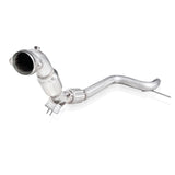 Stainless Works 2015-16 Mustang Downpipe 3in High-Flow Cats Factory Connection Stainless Works Downpipes  AXOPROS
