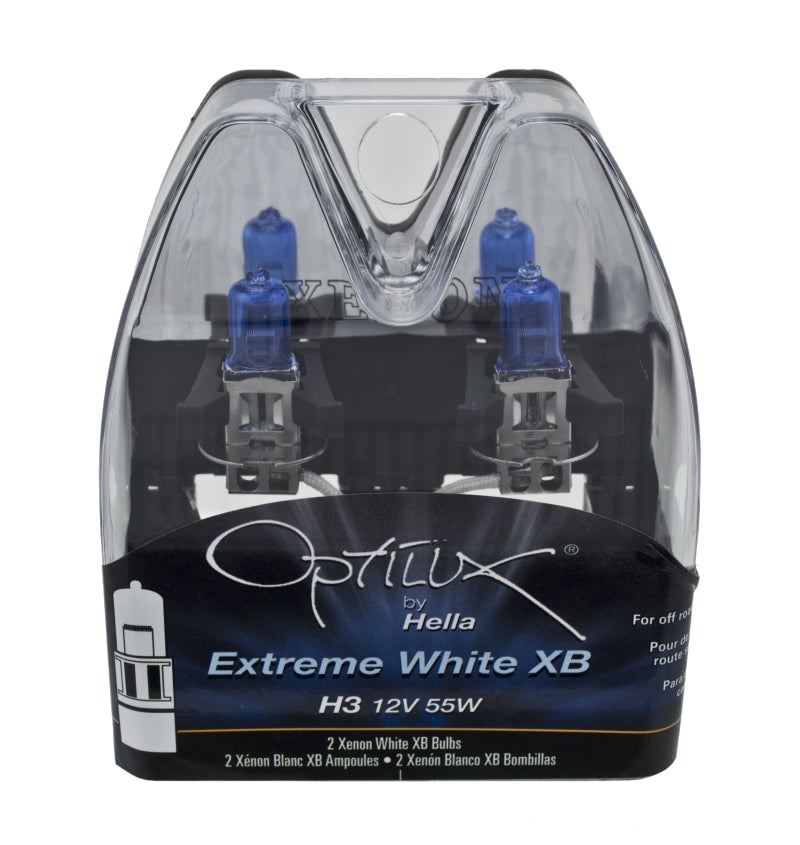 Hella H3 12V 55W Xen White XB Bulb (Pair) Hella Bulbs  AXOPROS