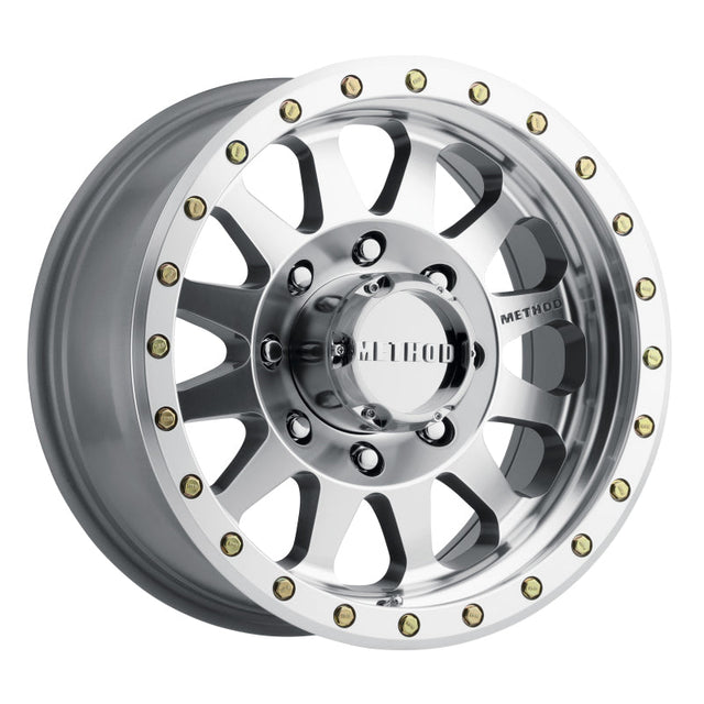 Method MR304 Double Standard 17x8.5 0mm Offset 8x170 130.81mm CB Machined/Clear Coat Wheel Method Wheels Wheels - Cast  AXOPROS