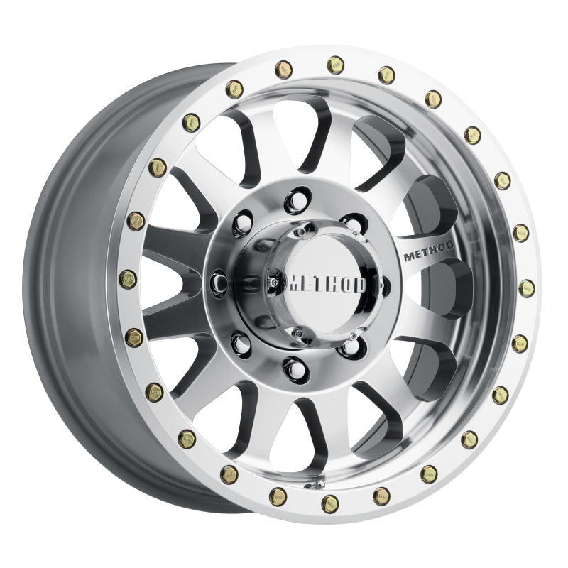 Method MR304 Double Standard 17x8.5 0mm Offset 8x6.5 130.81mm CB Machined/Clear Coat Wheel Method Wheels Wheels - Cast  AXOPROS