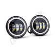 Letric Lighting 4.5in Passing Lamps W/Halo Blk Letric Lighting Light Accessories and Wiring  AXOPROS