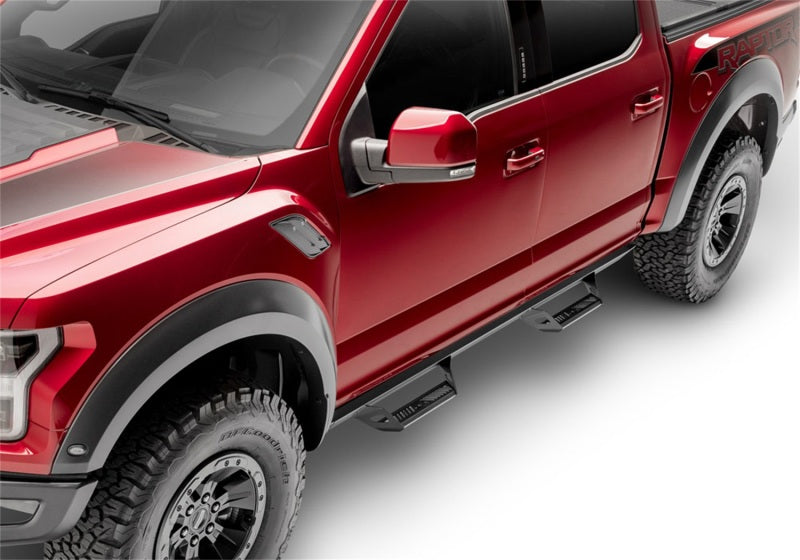 N-Fab Predator PRO 2019 Dodge Ram 1500 Crew Cab All Beds - Tex. Black - Cab Length N-Fab Nerf Bars  AXOPROS