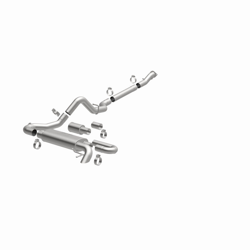 MagnaFlow 2021 Ford Bronco Overland Series Cat-Back Exhaust w/ Single Straight Driver Exit- No Tip Magnaflow Catback  AXOPROS