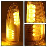 xTune Ford Superduty F250-F650 03-07 Amber LED Mirror Signal Lens - Clear ACC-LED-FDSD99-MR-C SPYDER Side Mirrors  AXOPROS