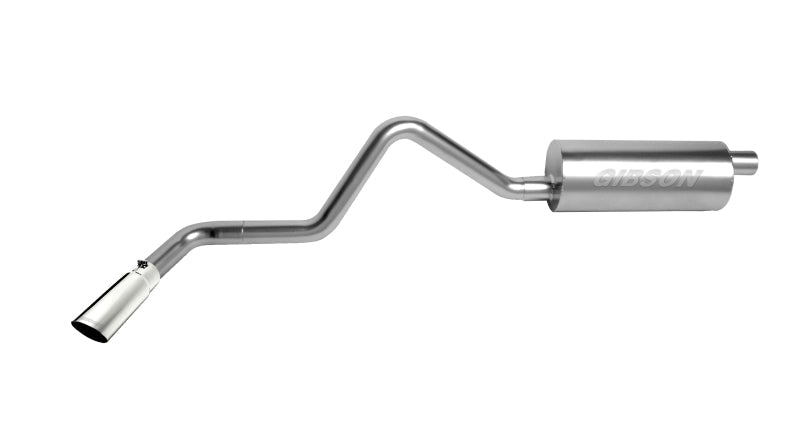 Gibson 87-93 Ford Bronco Custom 5.0L 3in Cat-Back Single Exhaust - Aluminized Gibson Catback  AXOPROS