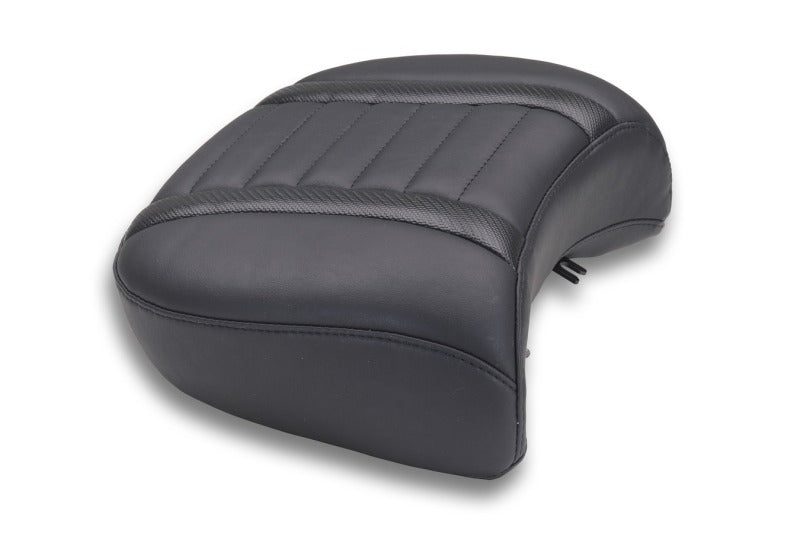 Mustang 23-25 Harley CVO Rd Glide Std, Str Glide and Rd Glide, Deluxe Touring Wide Passenger Black Mustang Motorcycle Passenger Motorcycle Seats  AXOPROS