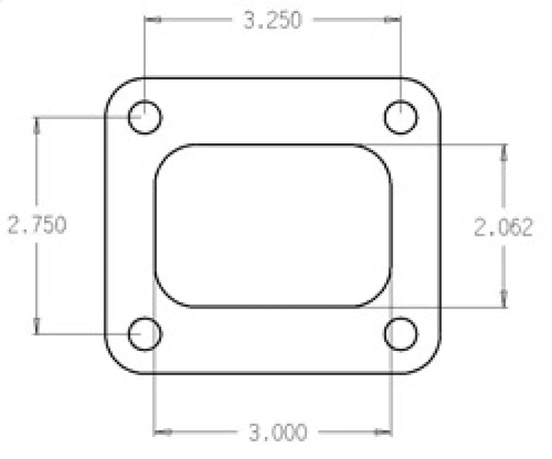 Cometic Turbo FLG T4 Garrett Exh Inlet .010in Exhaust Gasket Cometic Gasket Exhaust Gaskets  AXOPROS