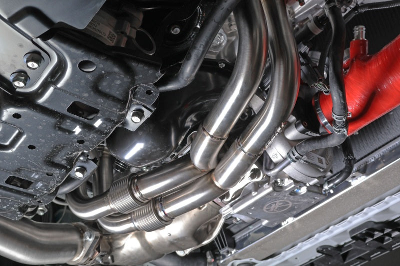 Perrin 22-24 Subaru WRX / 20-24 OBXT & Legacy XT / 19-24 Ascent Equal Length Header - Brushed SS Perrin Performance Headers & Manifolds  AXOPROS