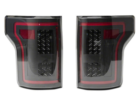 Raxiom Raxiom 15-17 Ford F-150 LED Tail Lights w/ SEQL Turn Signals- Black Housing (Clear Lens) Tail Lights aftermarket performance part