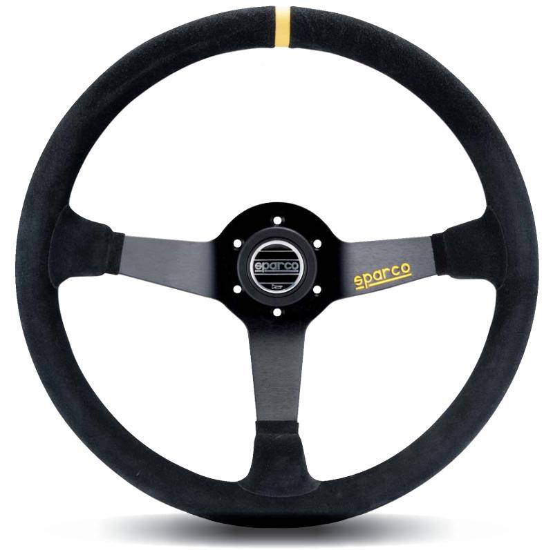 Sparco Steering Wheel 368 Suede Black SPARCO Steering Wheels  AXOPROS