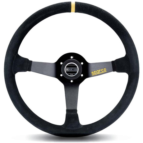 Sparco Steering Wheel 368 Suede Black SPARCO Steering Wheels  AXOPROS