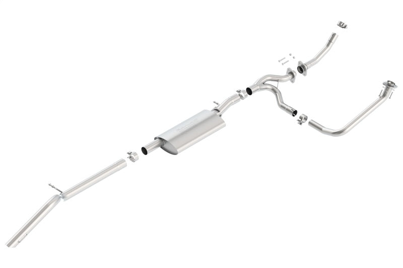 Borla 12-15 Jeep Wrangler 3.6L V6 Auto/Manual Trans Turndown Tip Dual Left Rear Exit Exhaust Borla Catback  AXOPROS