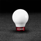 Cobb Subaru 6-Speed COBB Shift Knob - White w/Race Red Collar (Non-Weighted) COBB Shift Knobs  AXOPROS