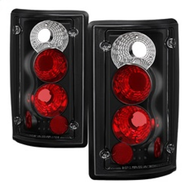 Spyder Ford Excursion 00-06/Econoline 150/250/350/450/550 95-06 Euro Tail Lights Blk ALT-YD-FEC00-BK SPYDER Tail Lights  AXOPROS