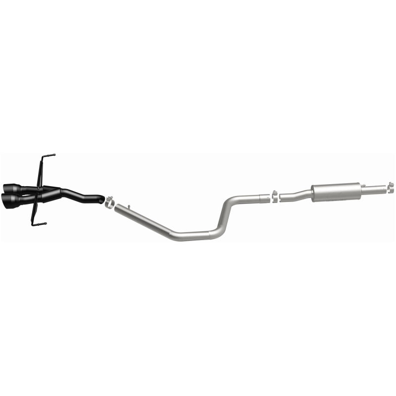 MagnaFlow 2019 Hyundai Veloster 1.6L 2.5in Center Exit Stainless Steel Cat-Back Exhaust w/Blk Tips Magnaflow Catback  AXOPROS