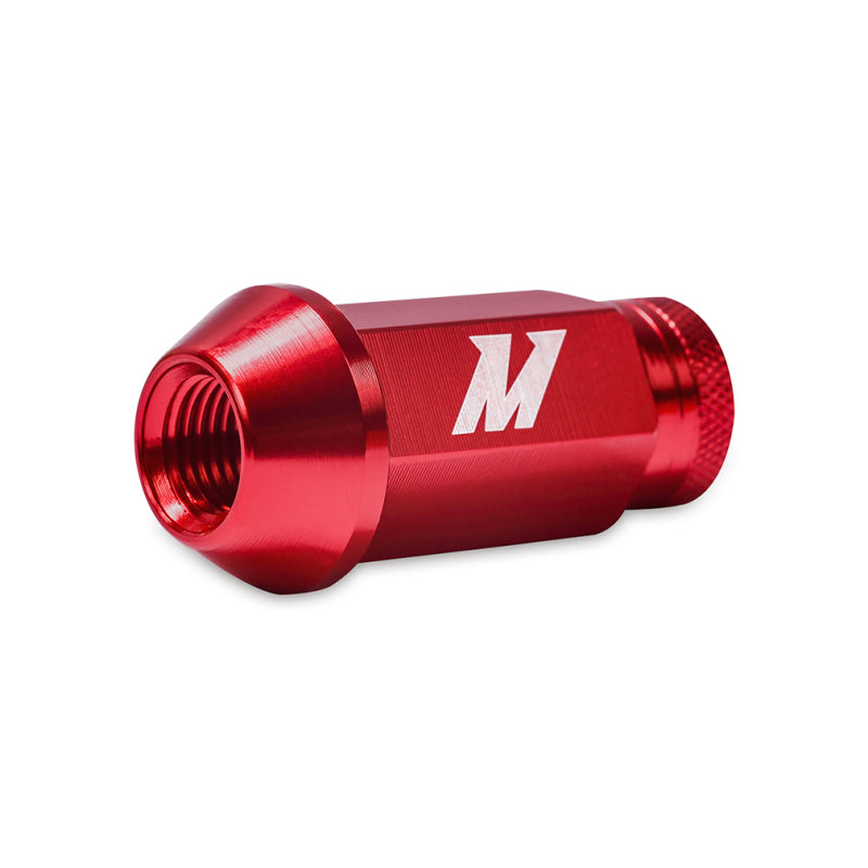 Mishimoto Aluminum Locking Lug Nuts M12x1.25 20pc Set Red Mishimoto Lug Nuts  AXOPROS