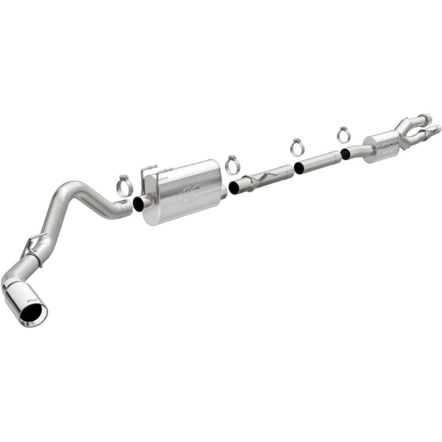 MagnaFlow 2020 Ford F250/F350 3.5in Street Series Cat-Back Exhaust Rear Passenger Exit-Polished Tip Magnaflow Catback  AXOPROS