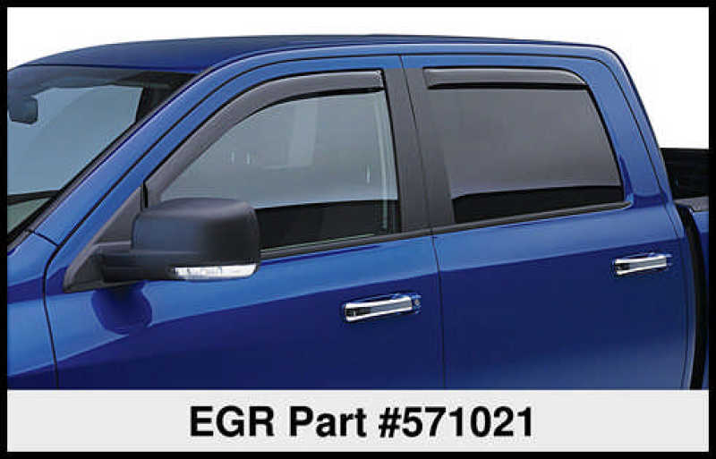 EGR 92-99 Chev Suburban/Yukon Tahoe / Crew Cab In-Channel Window Visors - Set of 4 (571021) EGR Wind Deflectors  AXOPROS