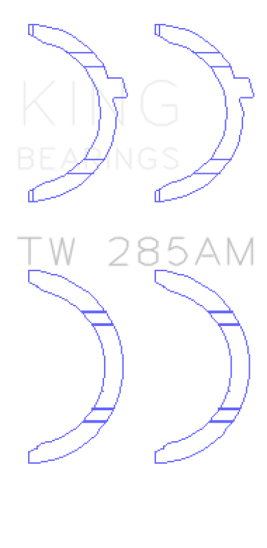 King 94-01 Toyota 2.4L 2RZ-FE/2.7L 3RZ-FE Thrust Washer Set King Engine Bearings Bearings  AXOPROS