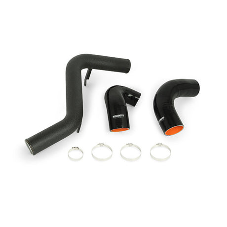 Mishimoto Mishimoto 2013+ Ford Focus ST Hot Side Intercooler Pipe Kit - Wrinkle Black Intercooler Pipe Kits aftermarket performance part