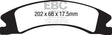 EBC 15+ Cadillac Escalade Ext/Esv 6.2 2WD Extra Duty Front Brake Pads EBC Brake Pads - Performance  AXOPROS