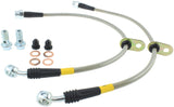 StopTech 97-01 Prelude Rear SS Brake Lines Stoptech Brake Line Kits  AXOPROS
