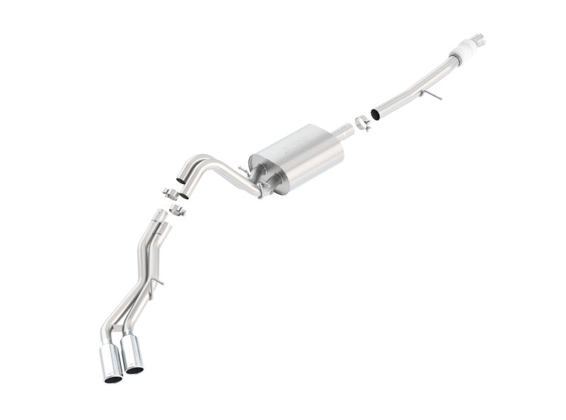 Borla Touring Cat Back 15-16 Chevy Suburban 5.3L V8 2.75in, 2.25in Dual Same Side Exit 4in Tips Borla Catback  AXOPROS