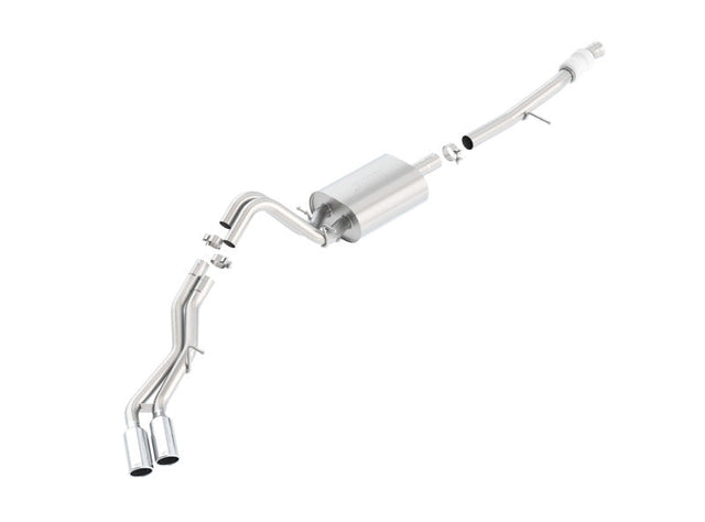 Borla Touring Cat Back 15-16 Chevy Suburban 5.3L V8 2.75in, 2.25in Dual Same Side Exit 4in Tips Borla Catback  AXOPROS