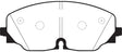 EBC 2017+ Volkswagen Atlas 2.0L Turbo Yellowstuff Front Brake Pads EBC Brake Pads - Performance  AXOPROS