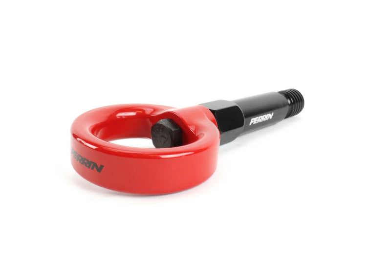 Perrin 2020 Toyota Supra Tow Hook Kit (Front) - Red Perrin Performance Tow Hooks  AXOPROS