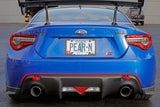 Perrin 13-20 & 2022 Subaru BRZ / 13-16 Scion FRS / 17-20 Toyota 86 Tow Hook Kit (Rear) - Red Perrin Performance Tow Hooks  AXOPROS