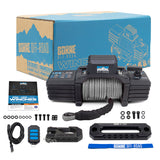 Borne Off-Road 12K Winch - Grey Synthetic Rope Borne Off-Road Winches  AXOPROS