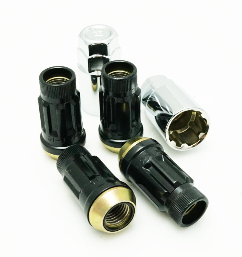 Wheel Mate Muteki SR45R Lock Set 12x1.25 - Black (4pcs) Wheel Mate Lug Nuts  AXOPROS