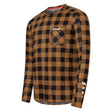 USWE Flannel Long Sleeve Lightweight Off-Road Jersey Bronze - Large USWE Shirts  AXOPROS