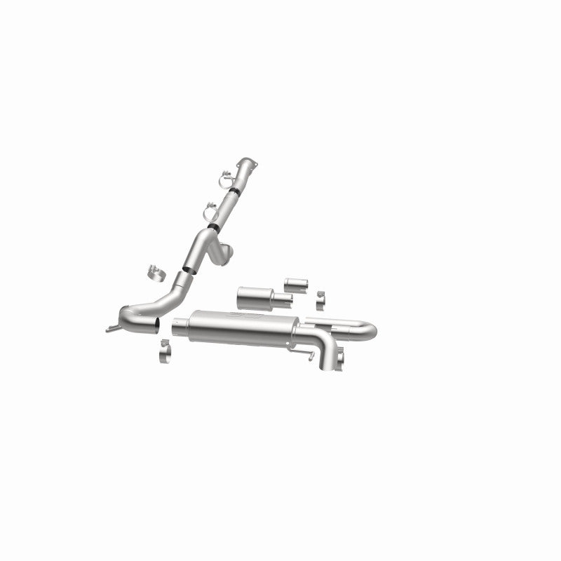 MagnaFlow 2021 Ford Bronco Overland Series Cat-Back Exhaust w/ Single Straight Driver Exit- No Tip Magnaflow Catback  AXOPROS